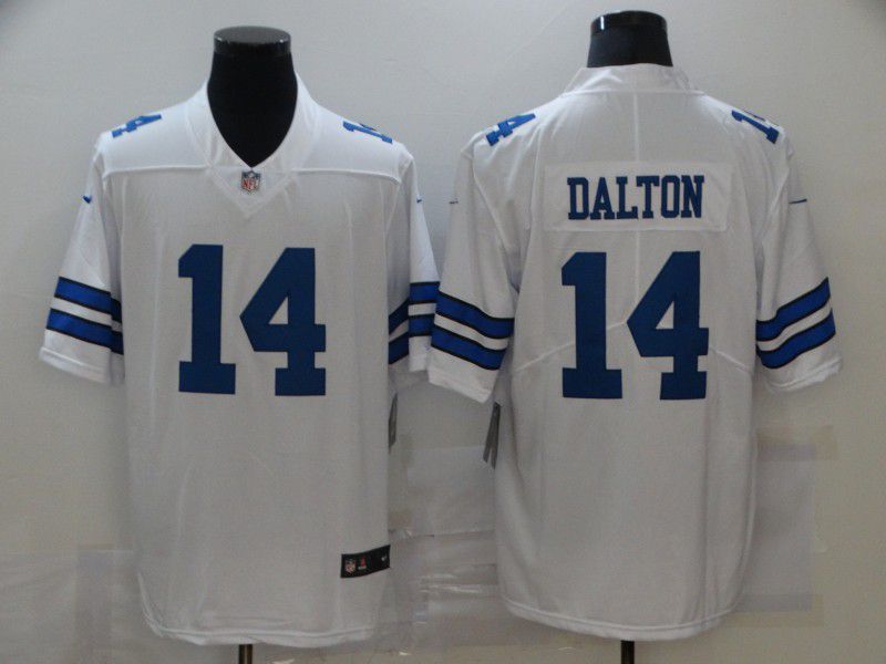 Men Dallas cowboys 14 Dalton White Nike Vapor Untouchable Limited 2020 NFL Nike Jerseys